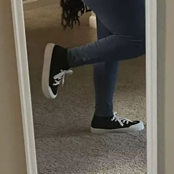 NWT platform canvas sneakers - Picture 6 of 7